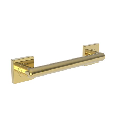 Newport Brass 15" L, Two Post, Solid Brass, 12" Grab Bar in Polished Gold, Pvd, Polished Gold (PVD) 2040-3912/24